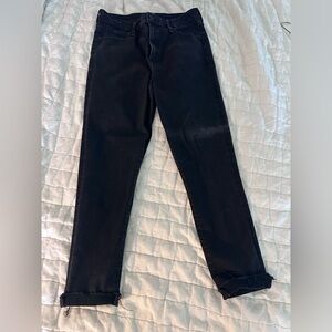 Abercrombie & Fitch Black High-Rise Super Skinny Jeans curve love